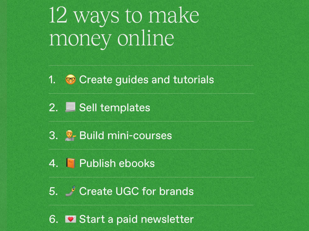 12 ways to make money first $100 online guide