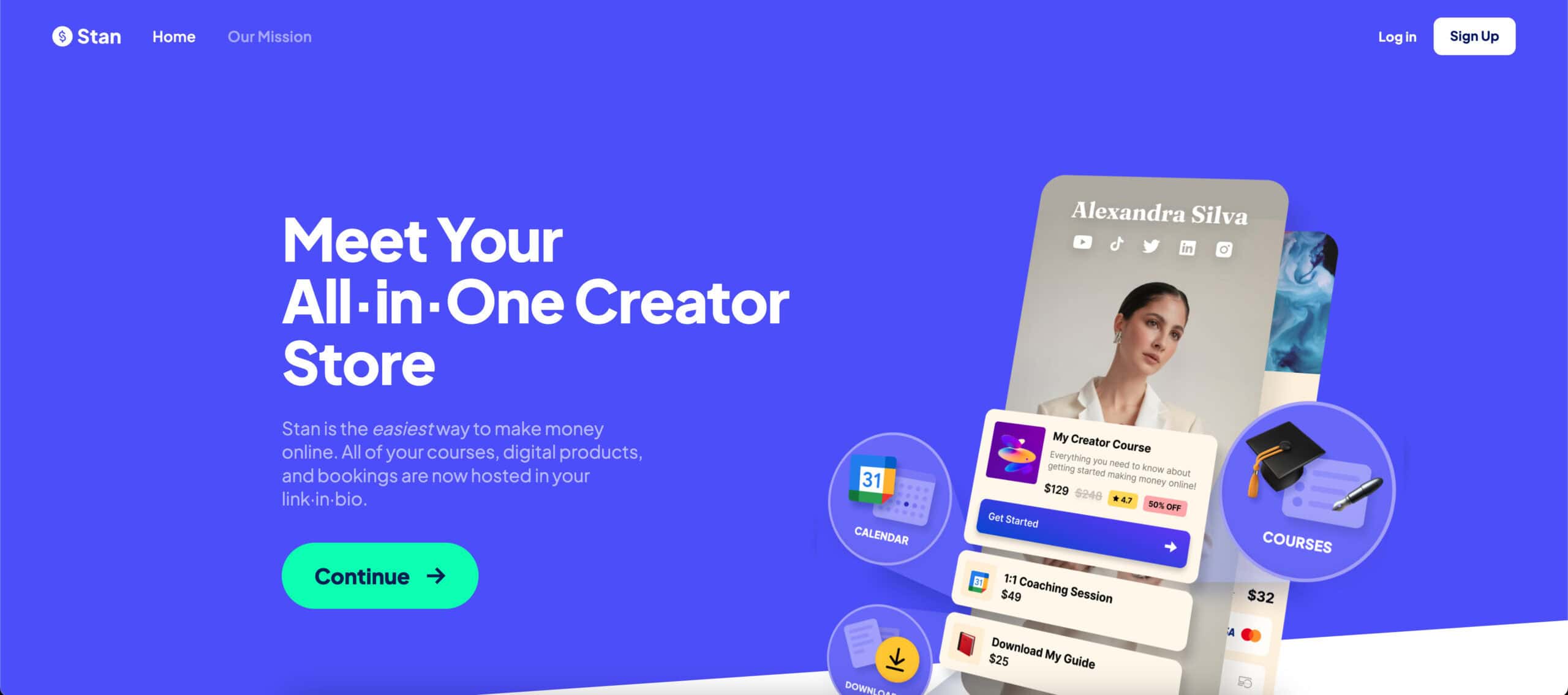 stan store creator digital products