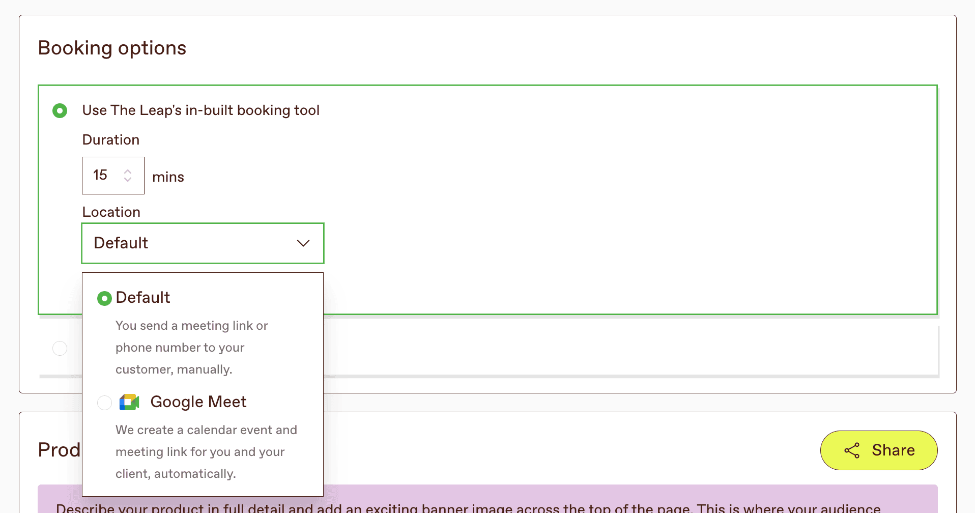 the leap book my time google calendar booking